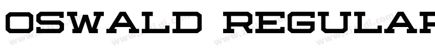 0swald Regular字体转换